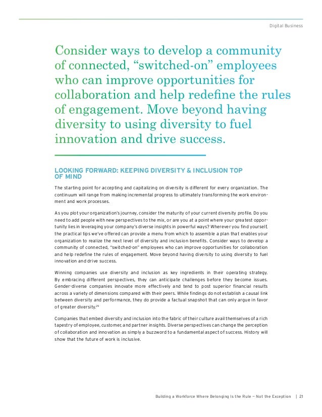 Building a Workforce Where Belonging Is the Rule — Not the Exception