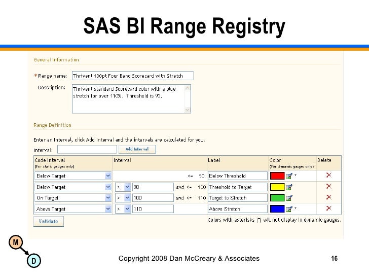 Building Bi Dashboards With SAS Gauges and SAS BI Portal