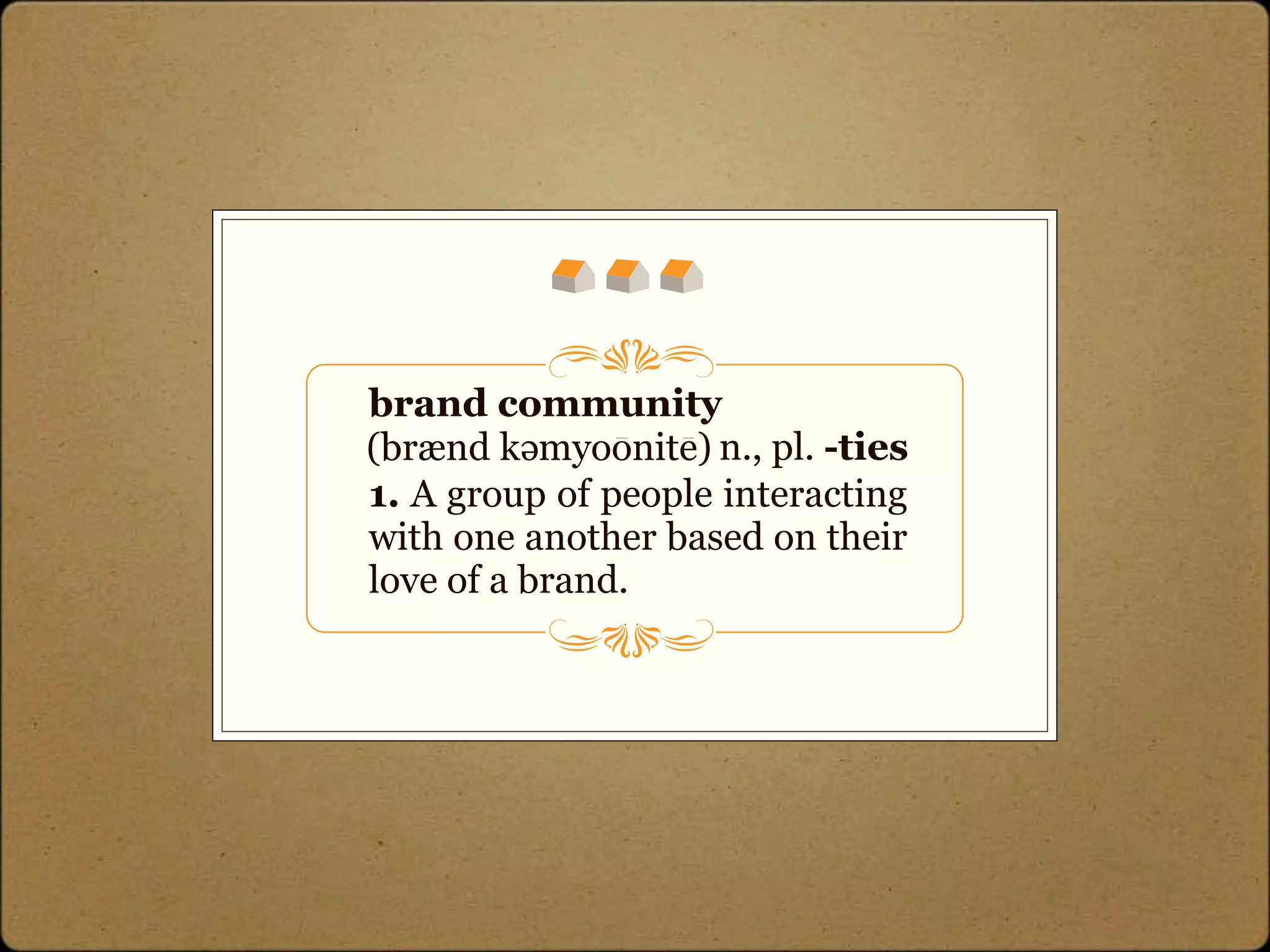 Building Brand Communities