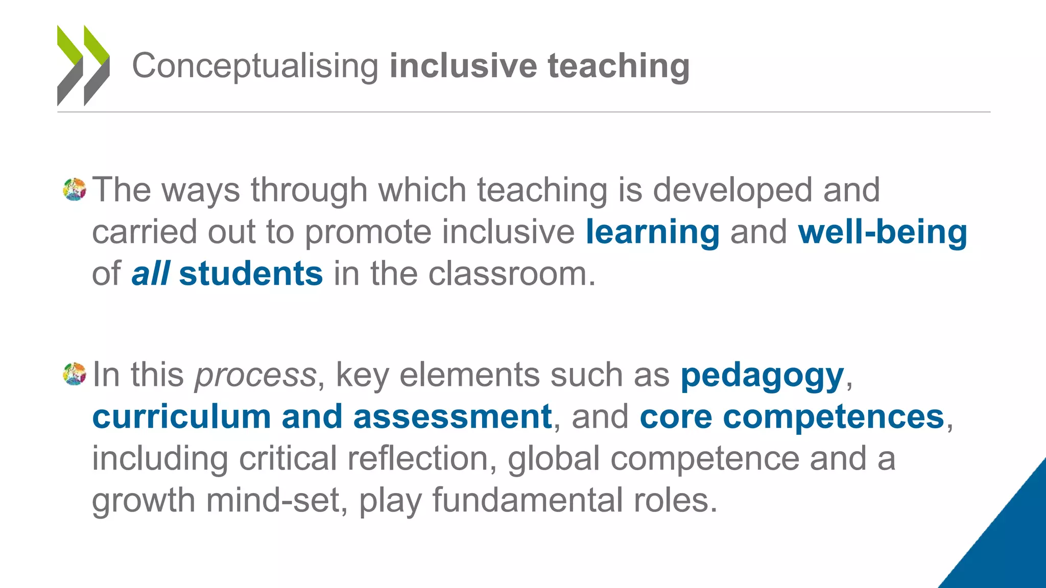 Building capacity for inclusive teaching | PPTX