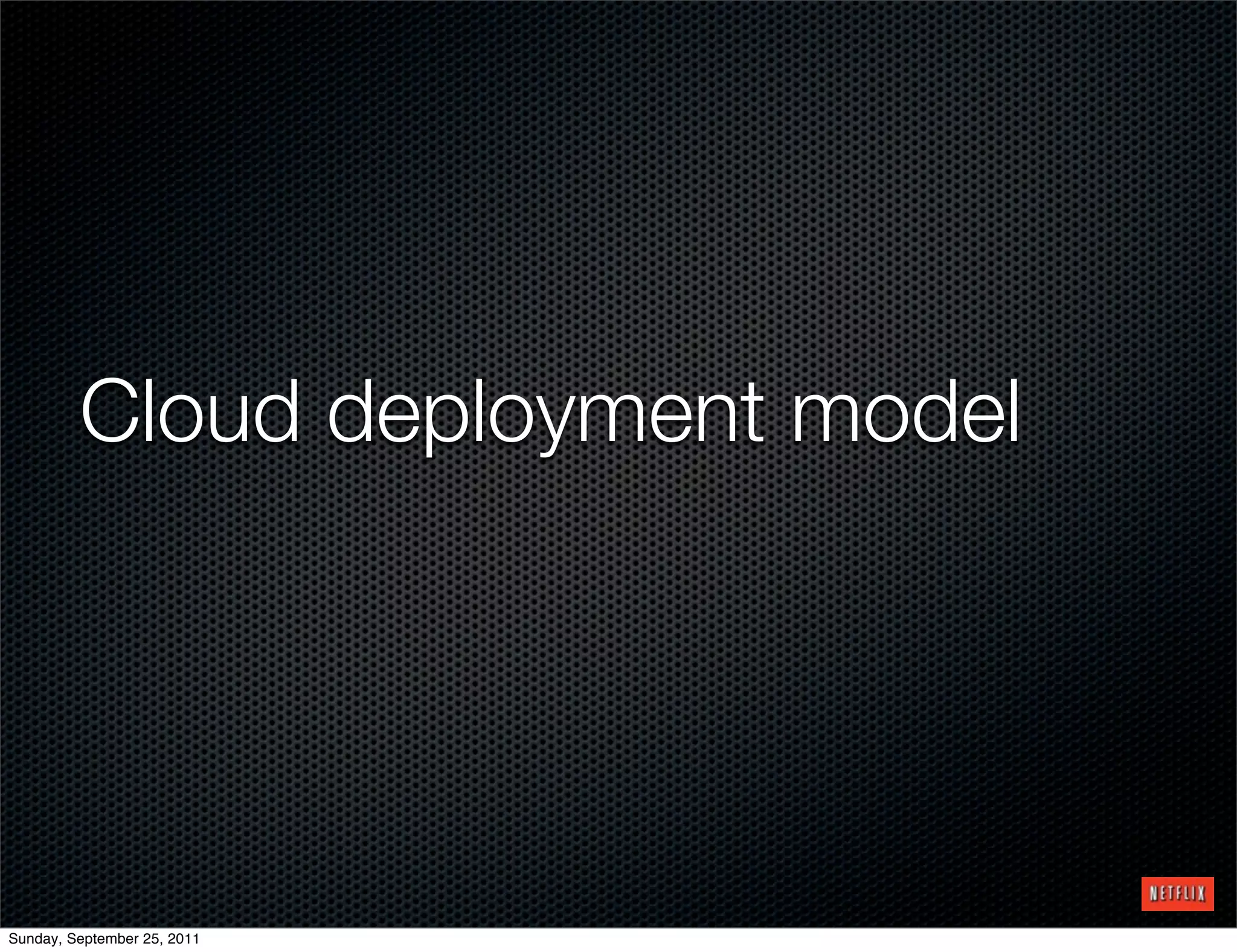 Cloud deployment model




Sunday, September 25, 2011
 