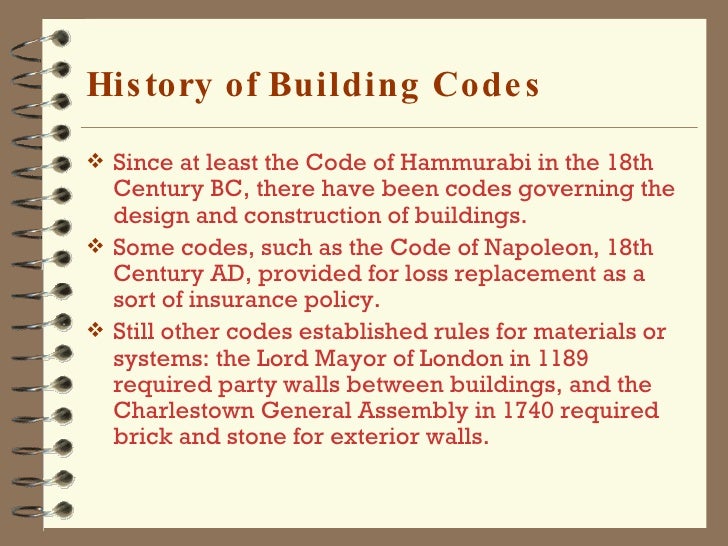 Building Codes And The Design Process