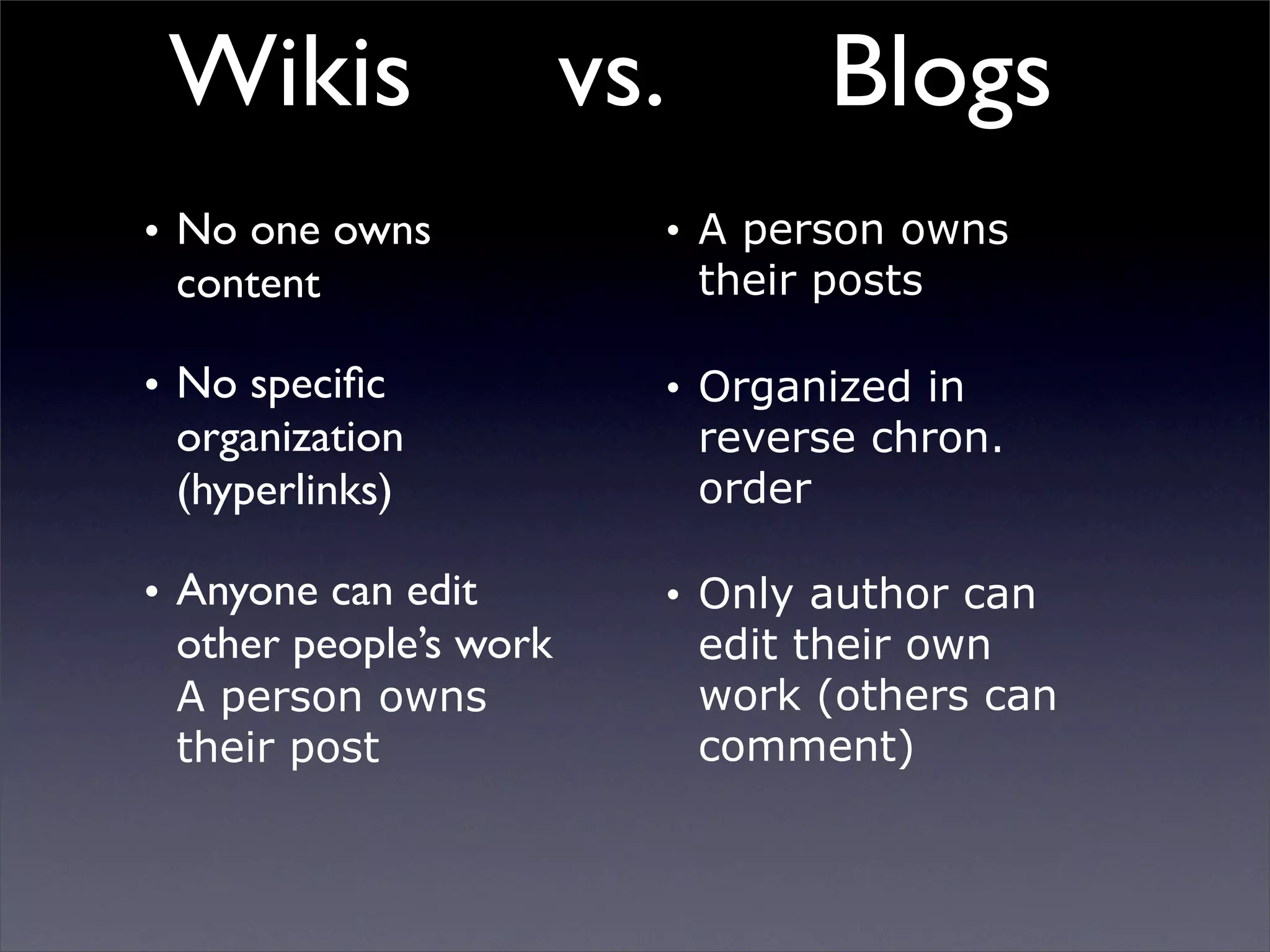 Building Collaborative Applications with Wikis