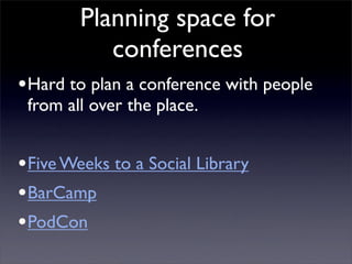 Building Collaborative Applications with Wikis