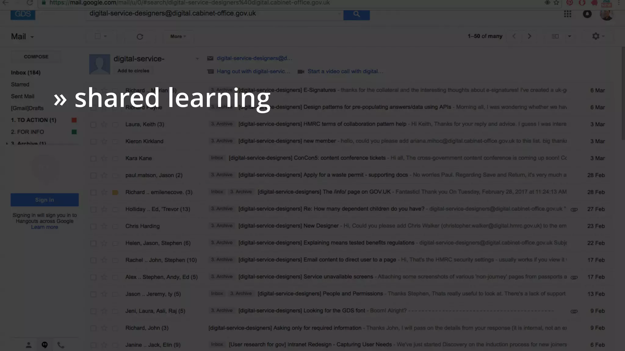 @karakane_kk GDSGDS
 
» shared learning
 