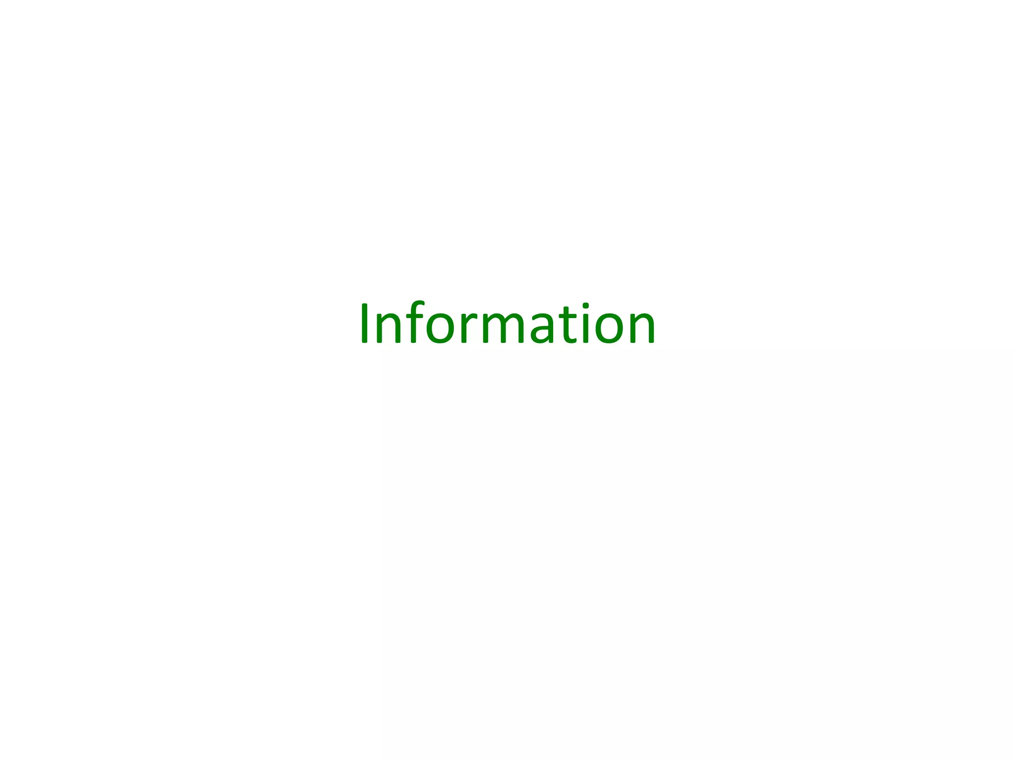 Information 