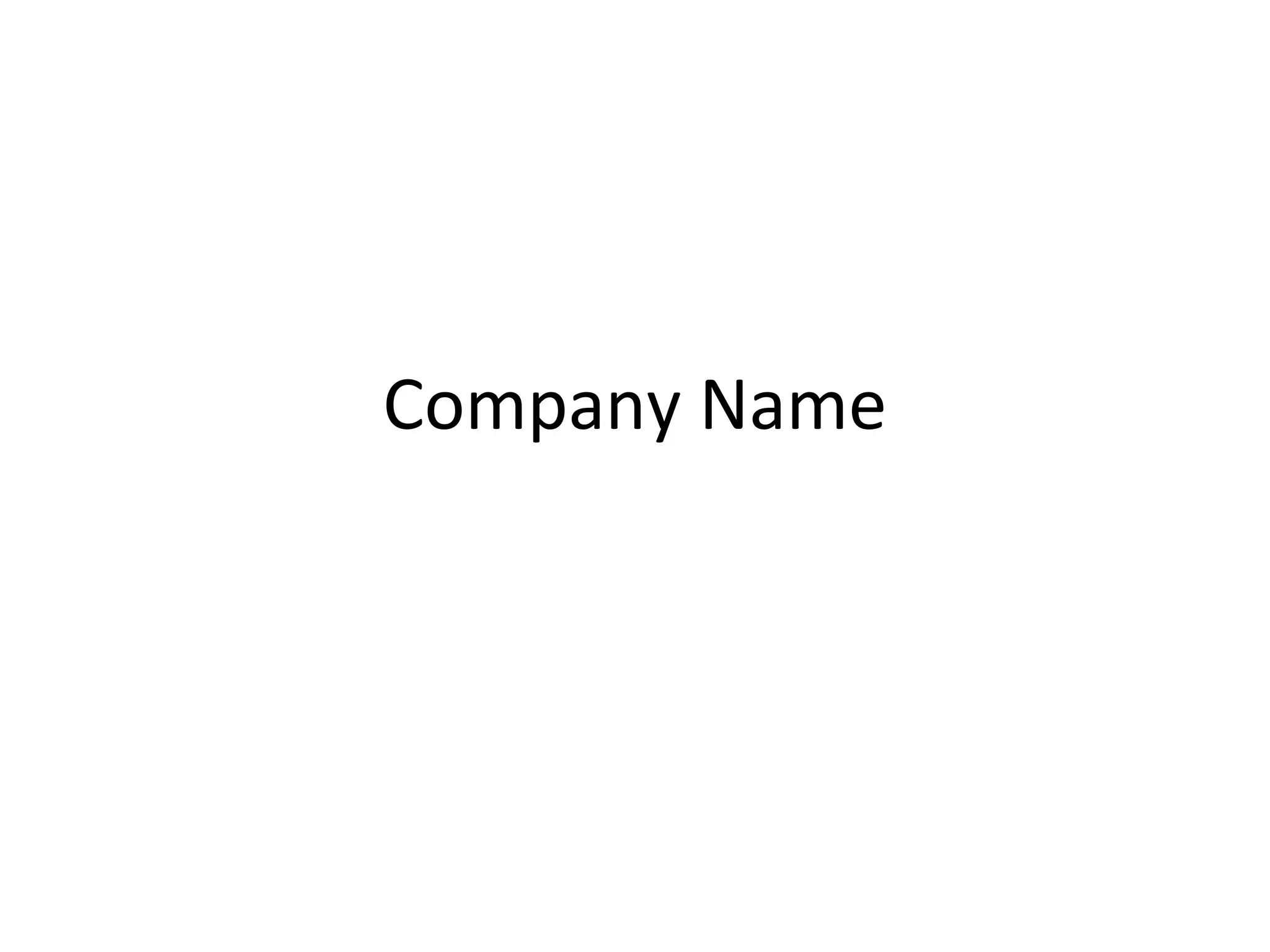 Company Name 