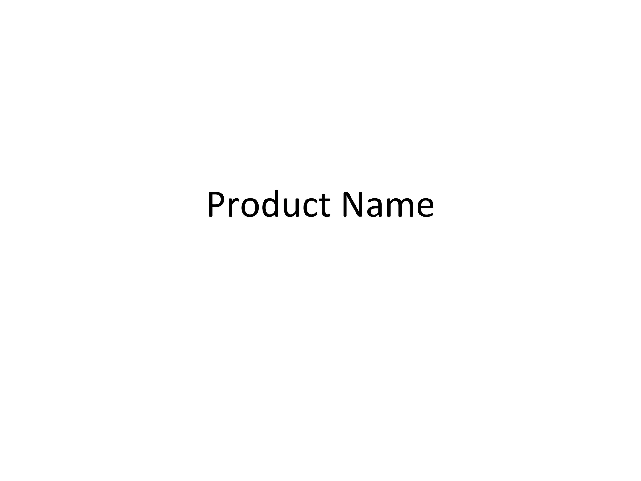 Product Name 