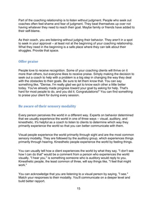 Coach Rapport Building faster-rapport-with-coaching-clients | PDF