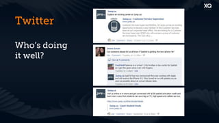 Twitter

Who’s doing
it well?
 