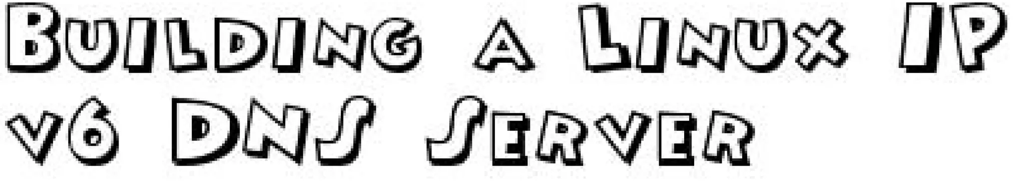 Building a Linux IPv6 DNS Server Anims (Promo)