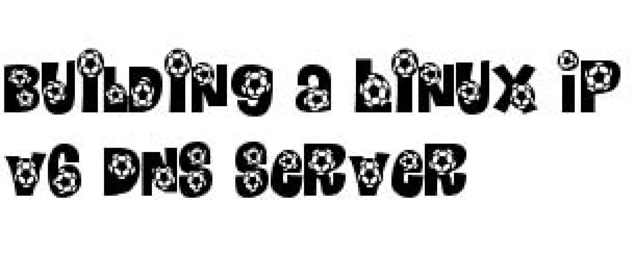 Building a Linux IPv6 DNS Server Anims (Promo)
