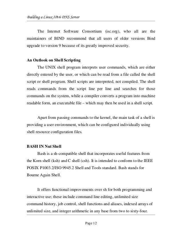 Building Linux Ipv6 Dns Server Complete Soft Copy