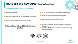 Apidays Amsterdam 2026 | Building MCPs in the era of the governance ...