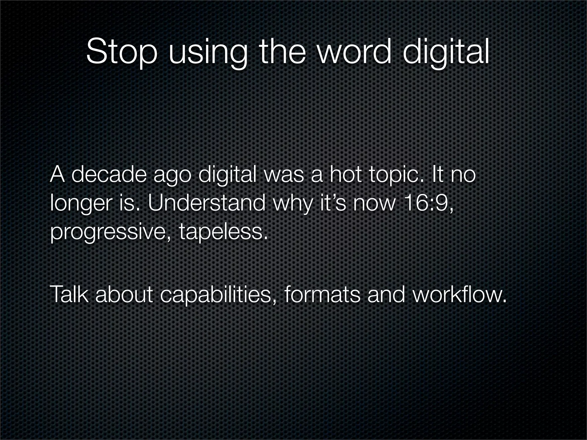 Building Media Facilities.Key