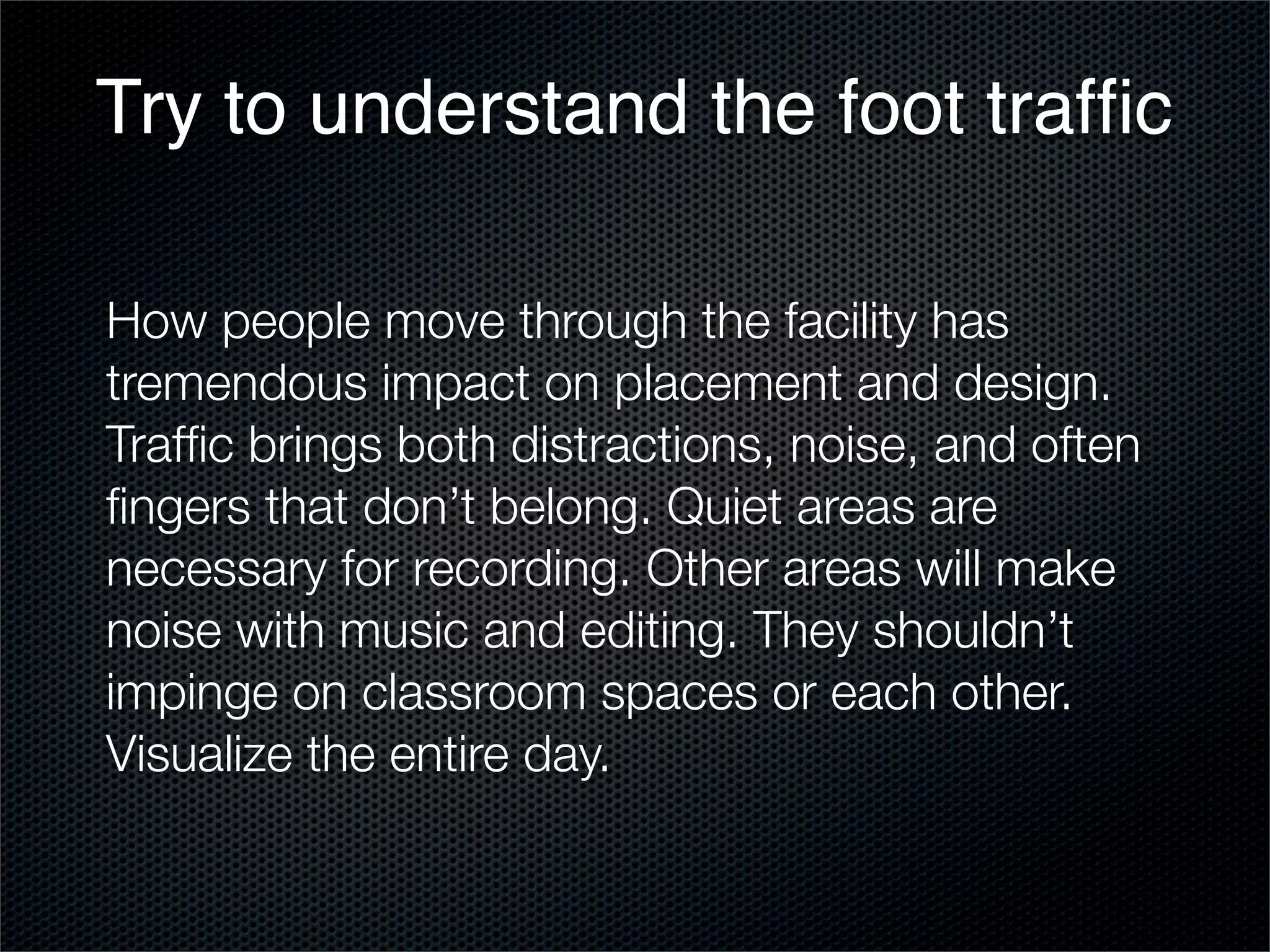 Building Media Facilities.Key