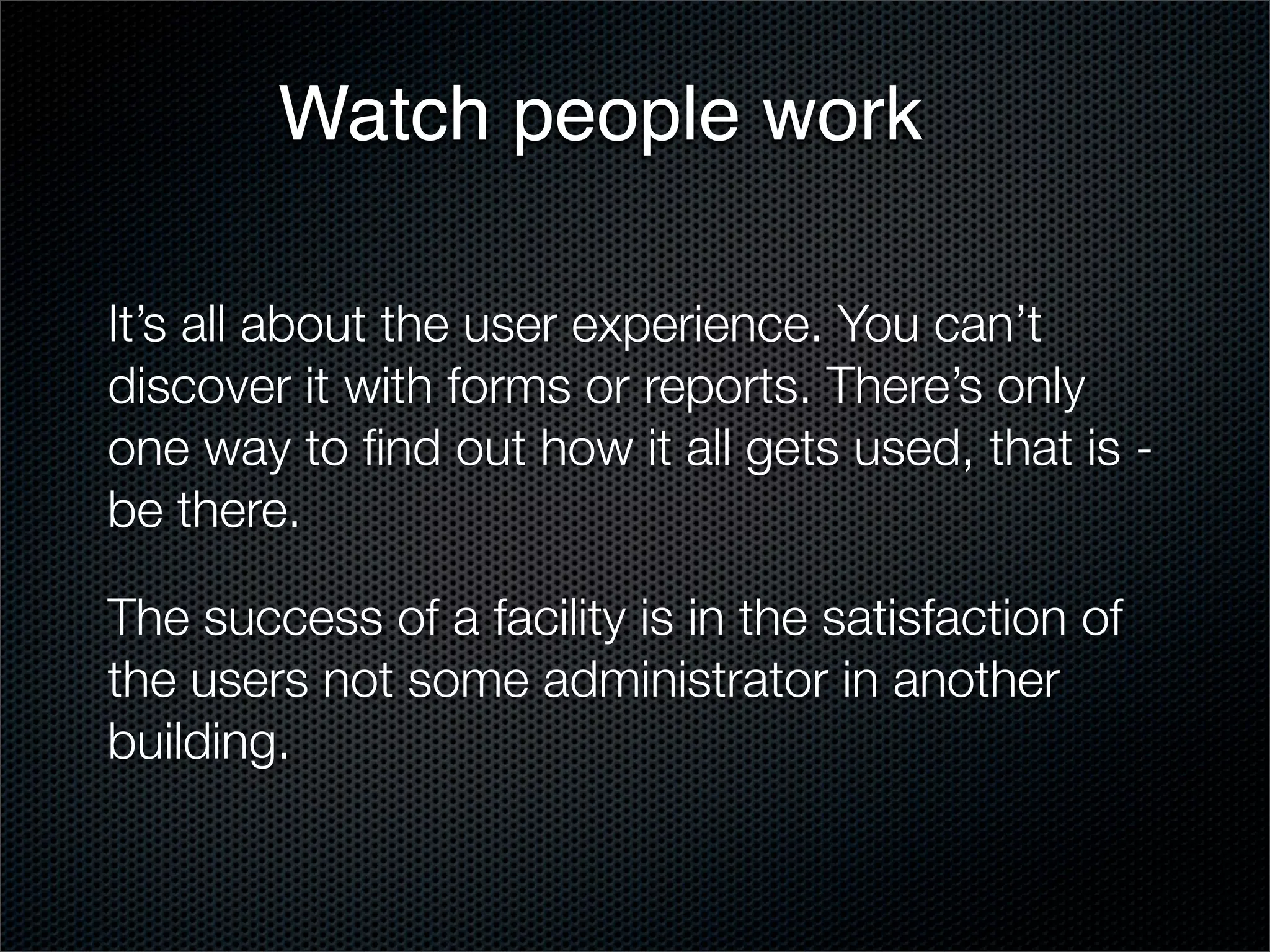 Building Media Facilities.Key