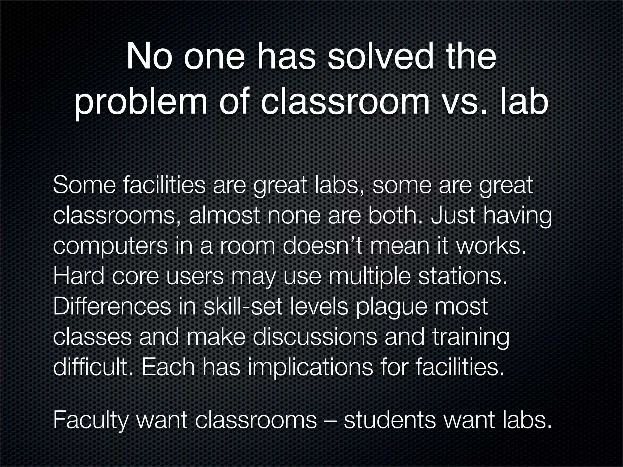 Building Media Facilities.Key