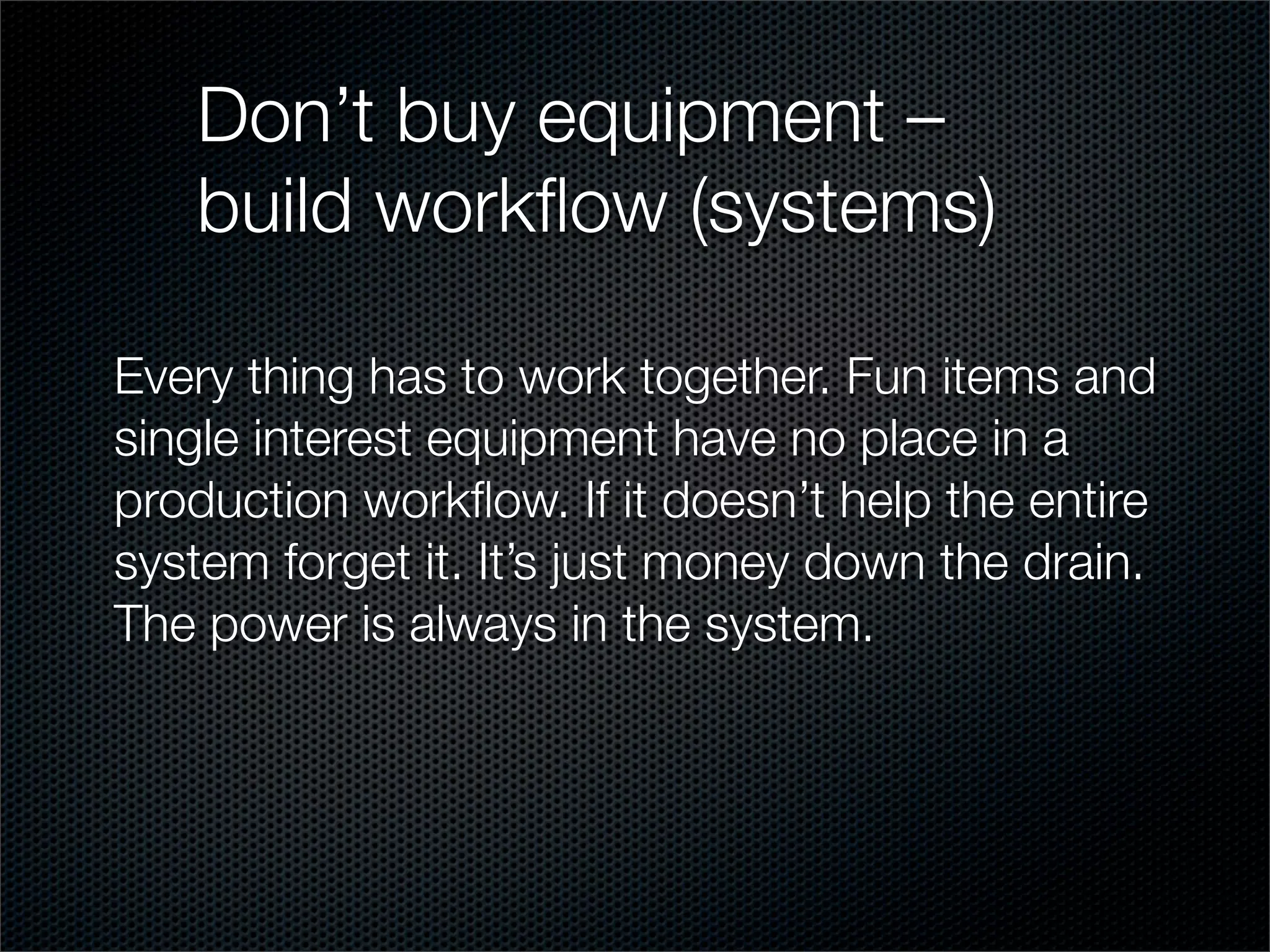 Building Media Facilities.Key