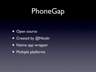Building Mobile Apps with HTML, CSS, and JavaScript | KEY