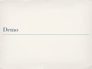 Demo
 