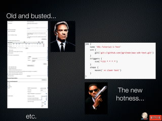 Old and busted...




                     The new
                    hotness...

      etc.
 