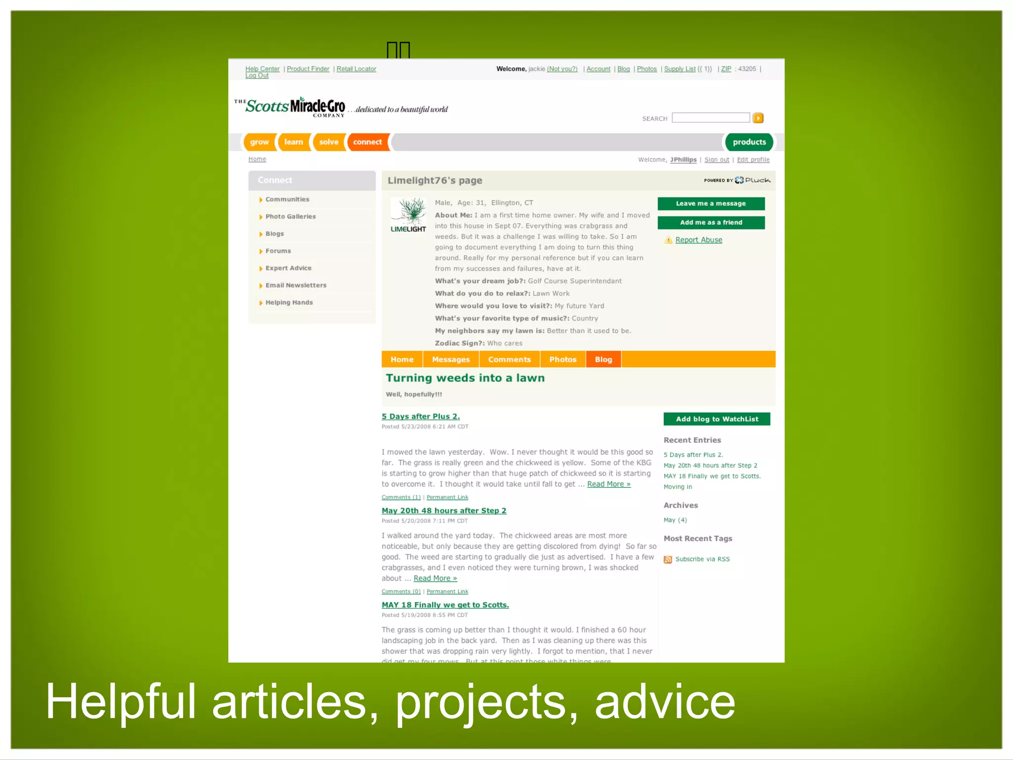 Helpful articles, projects, advice  