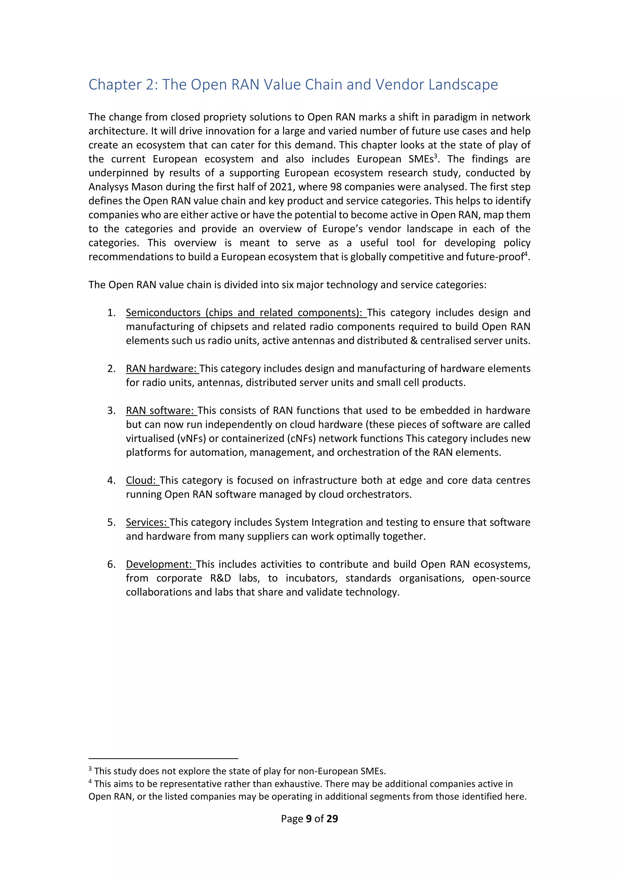 BUILDING AN OPEN RAN ECOSYSTEM FOR EUROPE | PDF