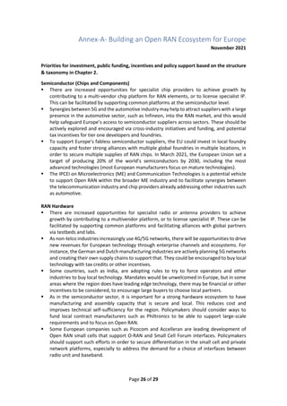 BUILDING AN OPEN RAN ECOSYSTEM FOR EUROPE | PDF