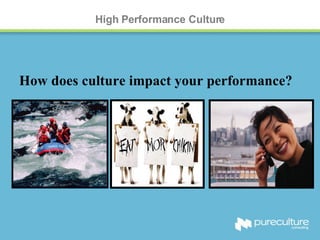 High Performance Culture How does culture impact your performance? 