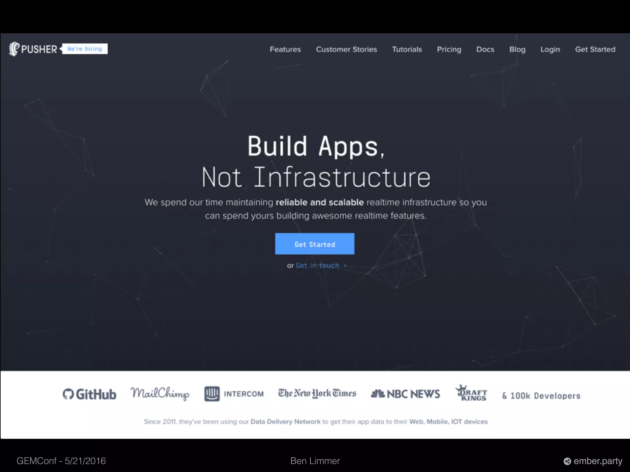 Ben LimmerGEMConf - 5/21/2016 ember.party
 