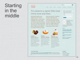 Starting
in the
middle




           48
 