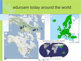 eduroam today around the world
 