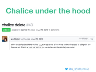 Chalice under the hood
@a_soldatenko
 