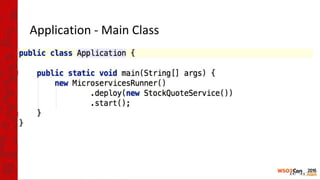 Building Services with WSO2 Microservices framework for Java and WSO2 ...