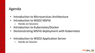 Building Services with WSO2 Microservices framework for Java and WSO2 ...