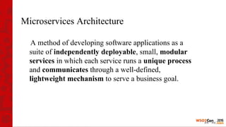Building Services with WSO2 Microservices framework for Java and WSO2 ...