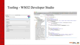Tooling - WSO2 Developer Studio
 