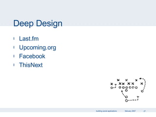 Deep Design Last.fm Upcoming.org Facebook ThisNext 