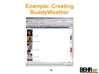Example: Creating BuddyWeather 18 