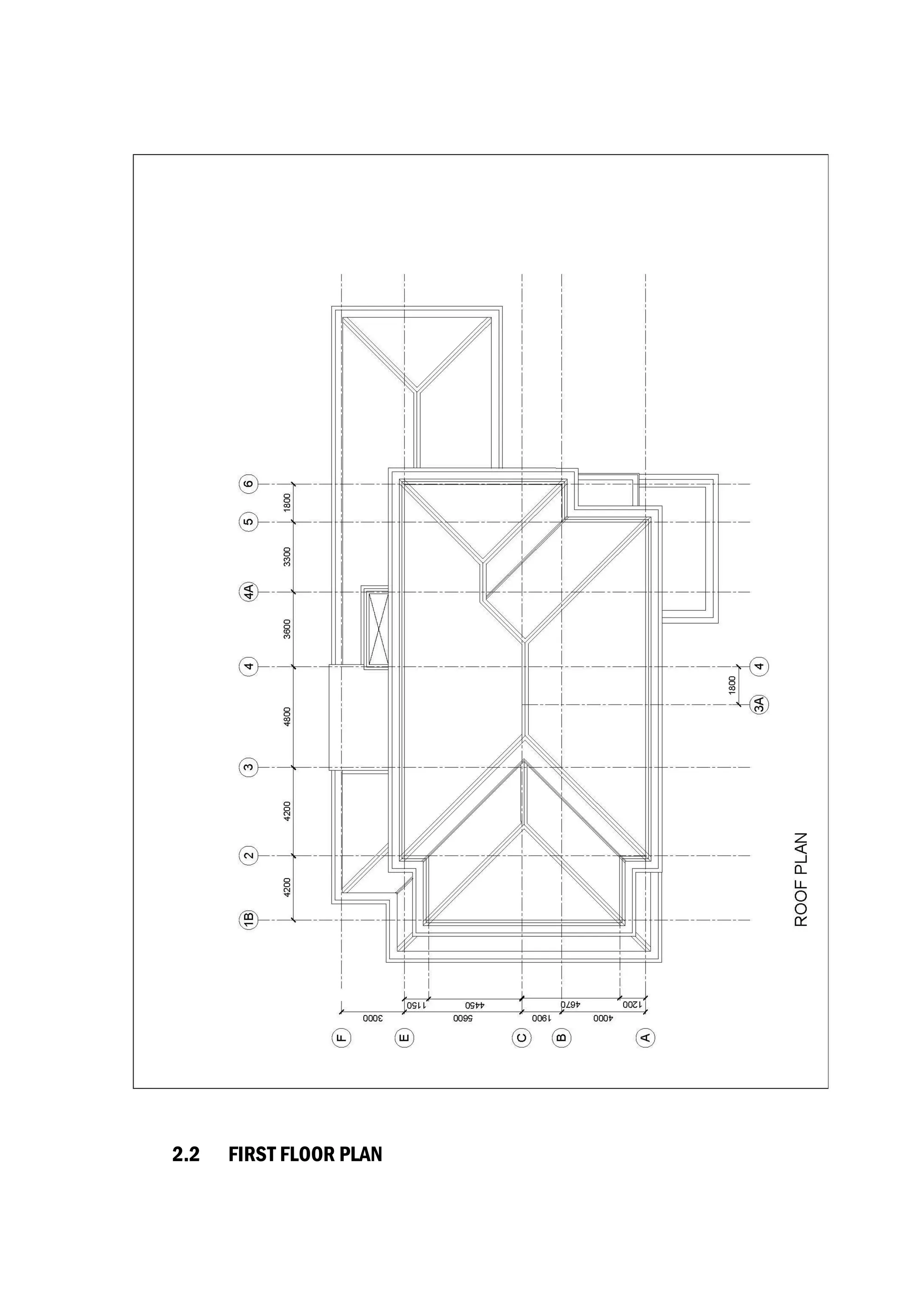 2.2 FIRST FLOOR PLAN
 