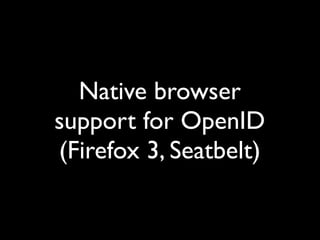 Building the Social Web with OpenID