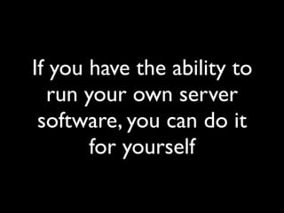 Building the Social Web with OpenID