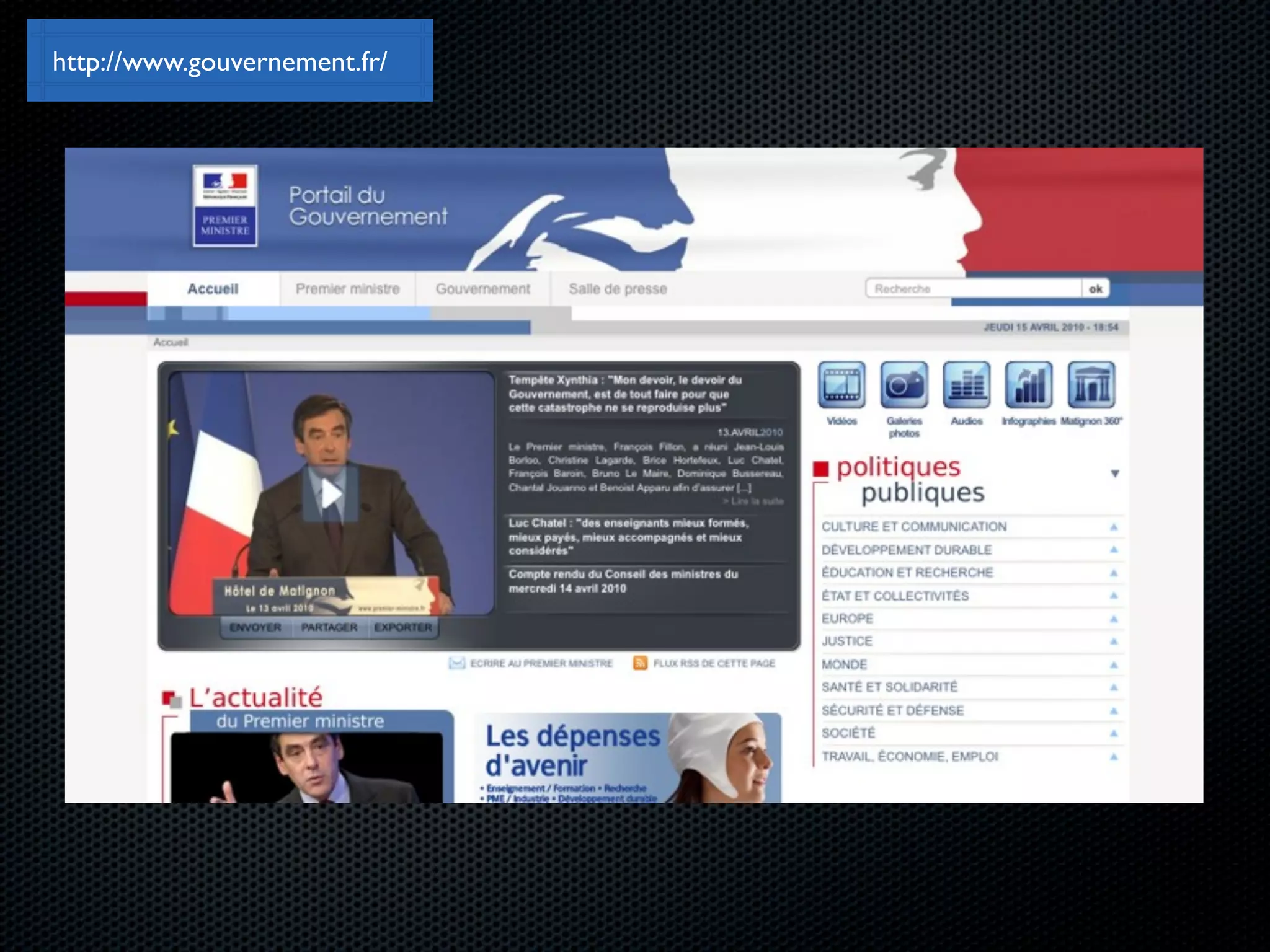 http://www.gouvernement.fr/
 