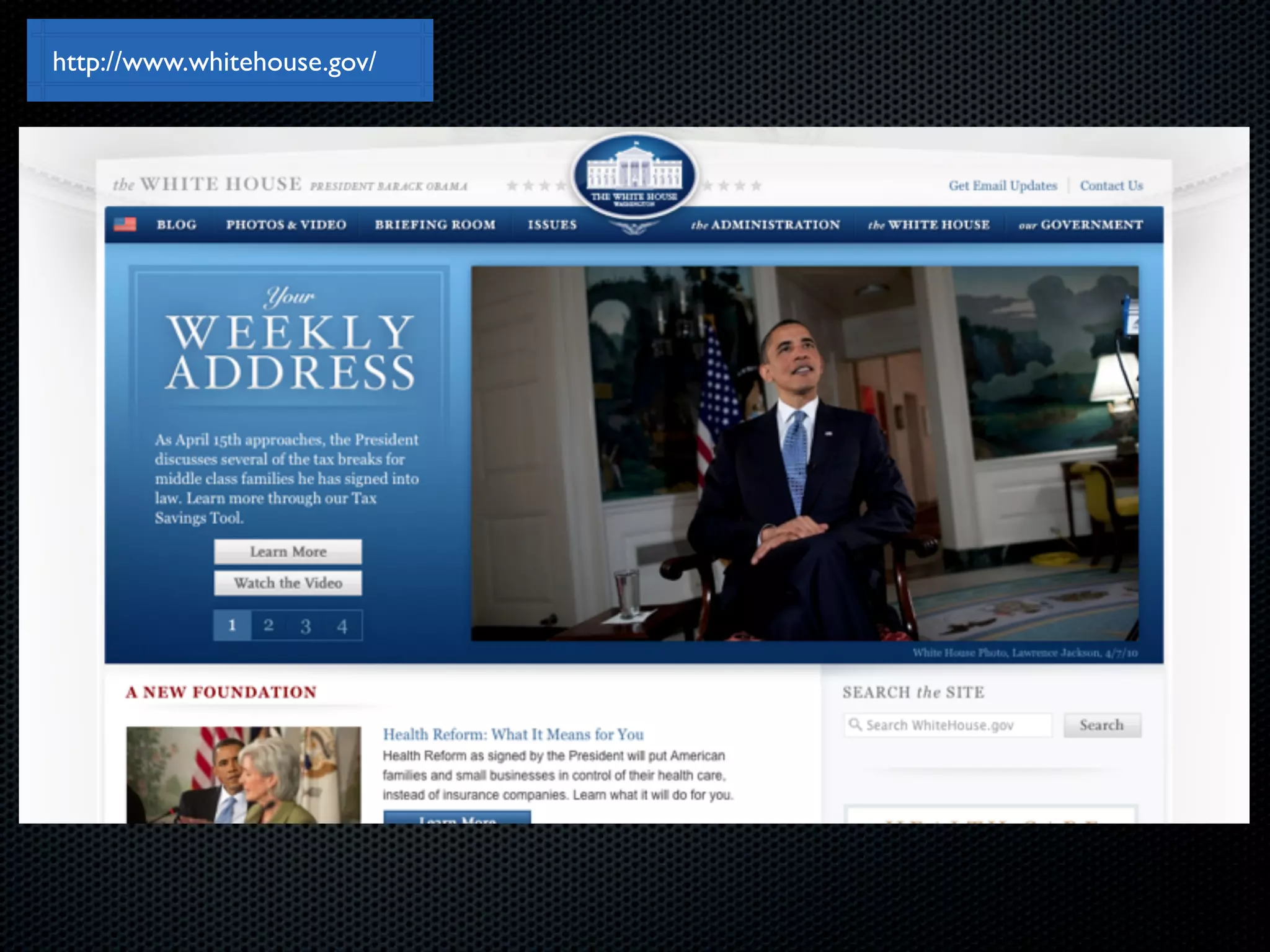 http://www.whitehouse.gov/
 