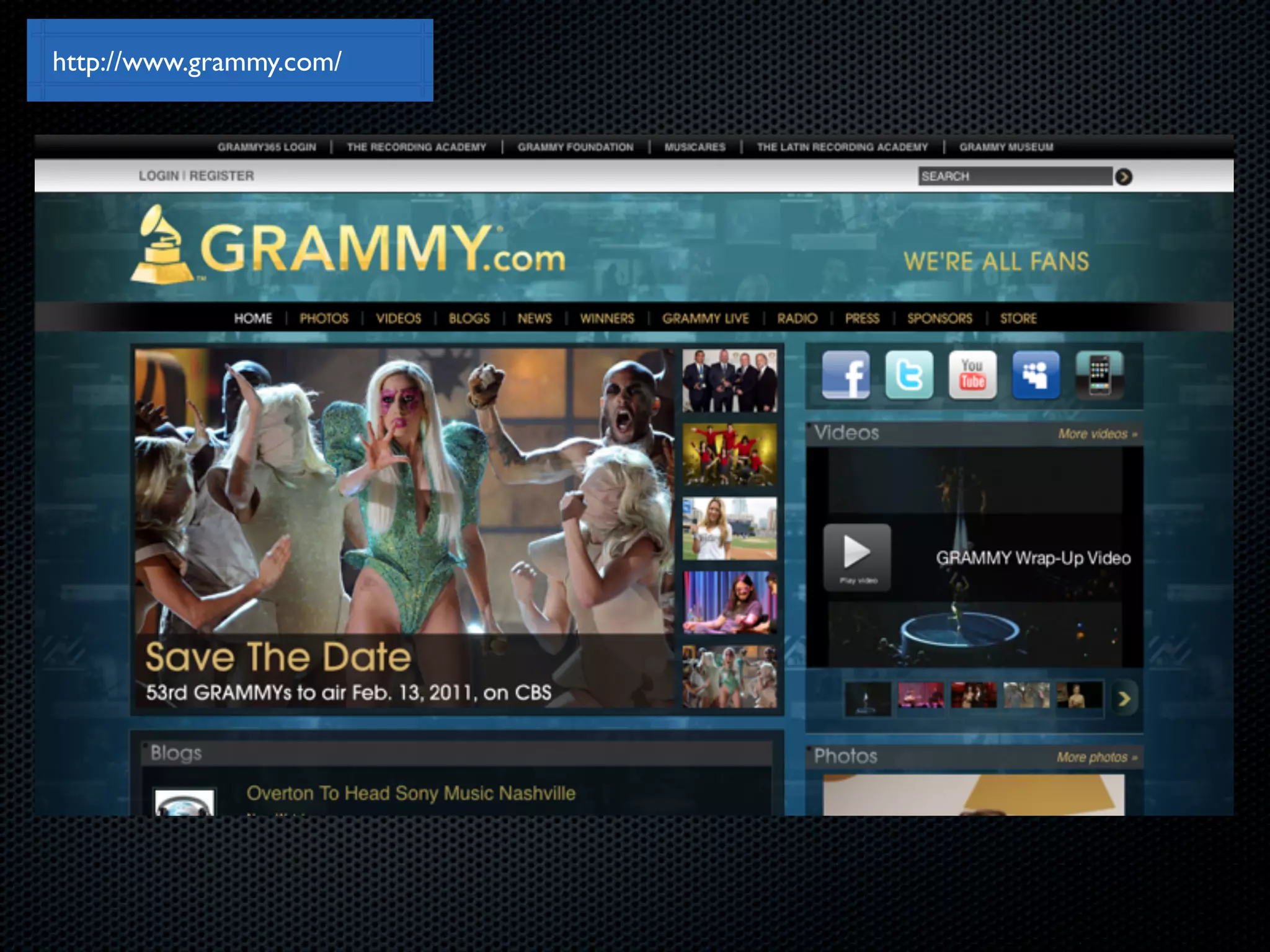 http://www.grammy.com/
 