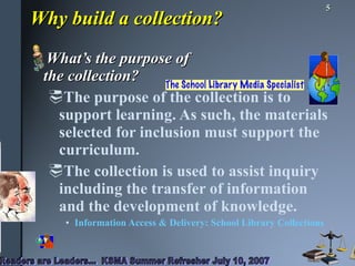 Building a balanced collection 2003 version | PPT