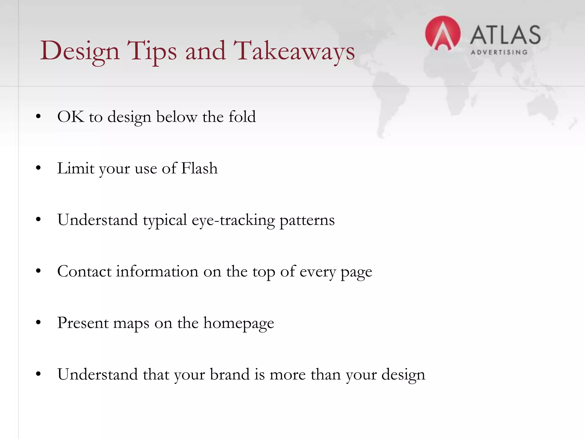 Intuitive navigation doesn't happen by chance and it must reflect the way people think in order for it to be effective