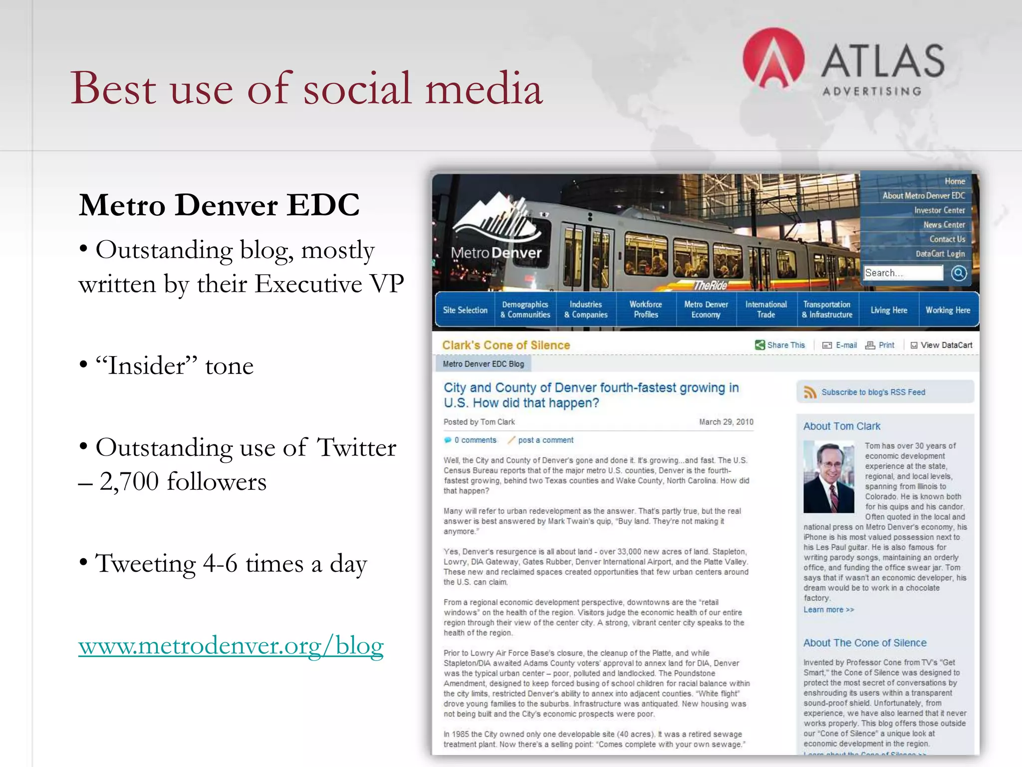Effective search marketingRanking #1 organically for “your city/region economic development”Ranking #1 organically for “your organization name” Utilizing paid search (PPC) to drive additional traffic