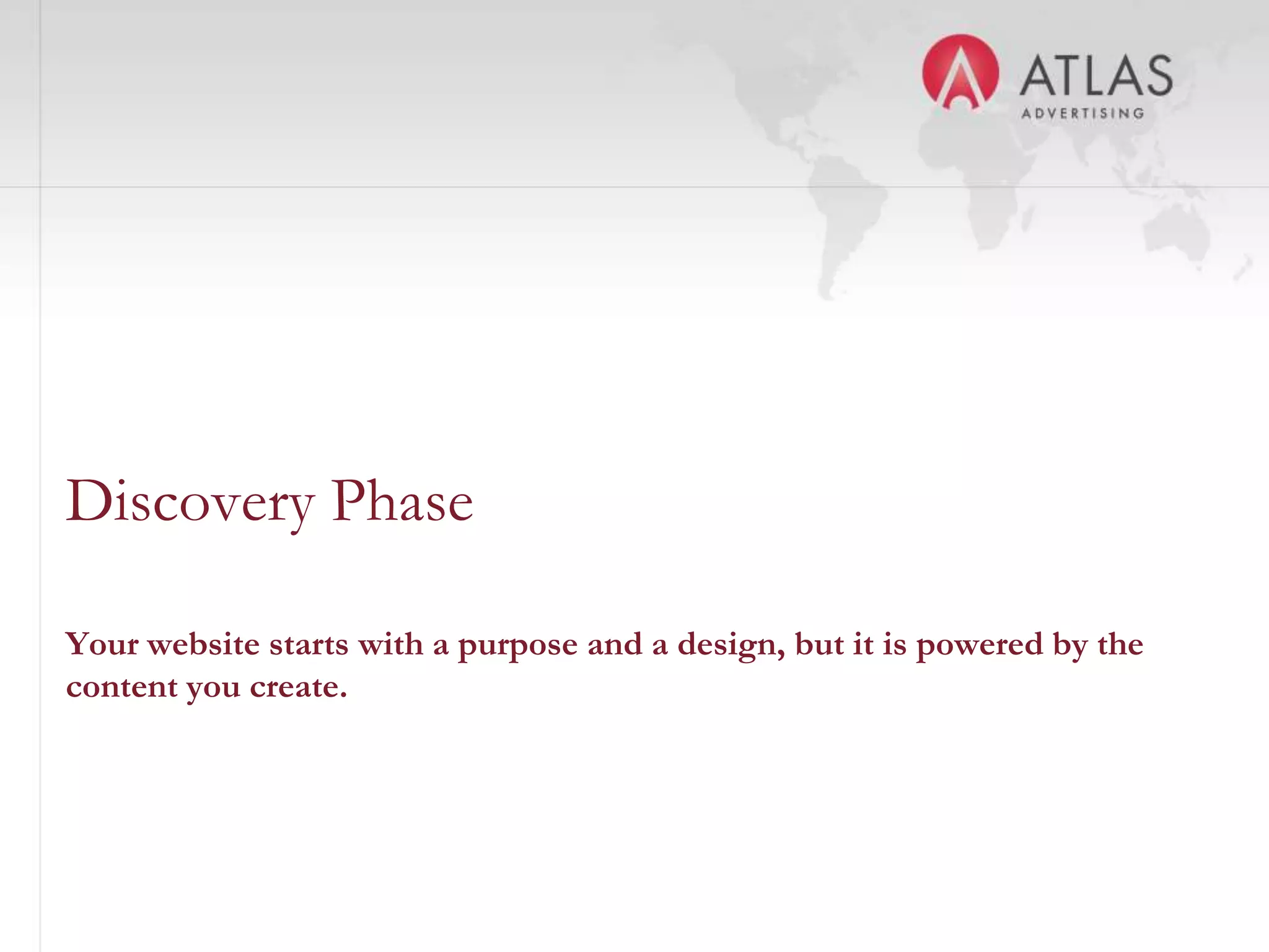 OverviewTaking on a website redevelopment project is a huge commitment – today you’ll take away the knowledge to:Understand and avoid the potential pitfalls of a web development projectUnderstand the importance of “good” design and how it can effect the performance of your websiteKnow what tools, content and features are key to a successful siteKeep your site updated and engaged, giving it a successful, long lifespan